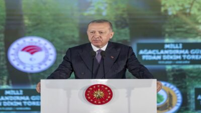 “Daha yeşil bir Türkiye hedefiyle, son 19 yıldır Cumhuriyet tarihinin en büyük ağaçlandırma seferberliğini yürütüyoruz”