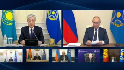 Kazakistan Cumhurbaşkanı, CSTO Kolektif Güvenlik Konseyi Olağanüstü Toplantısına katıldı