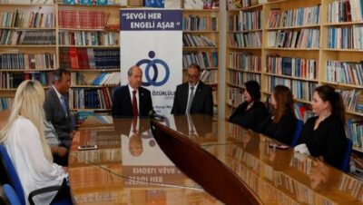 Cumhurbaşkanı Ersin Tatar, Kıbrıs Türk Ortopedik Özürlüler Derneği ve KKTC Engelliler Dayanışma Derneği’ni ziyaret etti
