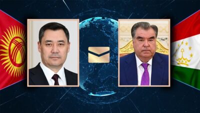 Состоялся телефонный разговор Президента Садыра Жапарова с Президентом Таджикистана Эмомали Рахмоном