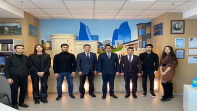Aktaudakı Azərbaycan və Türkiyə diplomatları Azərbaycan Mərkəzini ziyarət ediblər