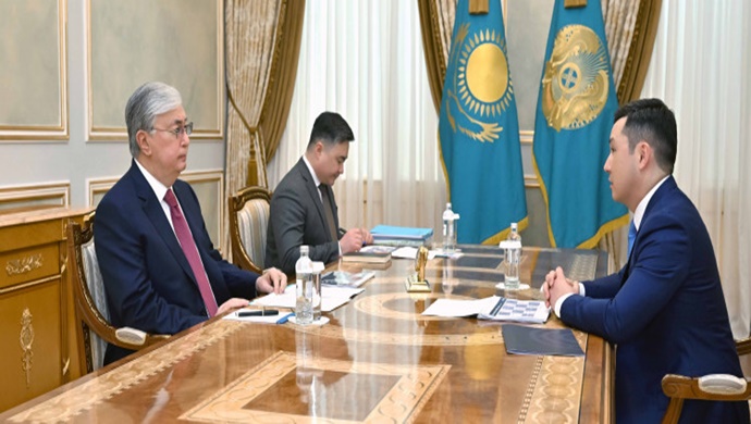 Глава государства принял управляющего Международным финансовым центром «Астана» Рената Бектурова
