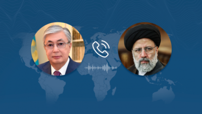 Состоялся телефонный разговор Президента Касым-Жомарта Токаева с Президентом Исламской Республики Иран Ибрахимом Раиси