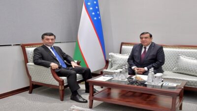 Özbekistan Cumhuriyeti Dışişleri Bakanı ile Görüşme