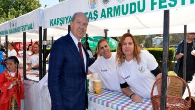 Cumhurbaşkanı Ersin Tatar, Karşıyaka Taş Armudu (Ahlat) Festivali’ne katıldı